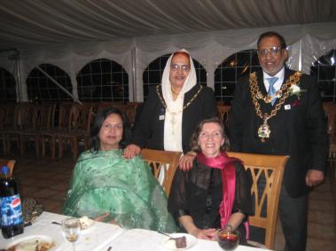 The Lady Mayoress with Mrs Durrani and Mrs Tawfik